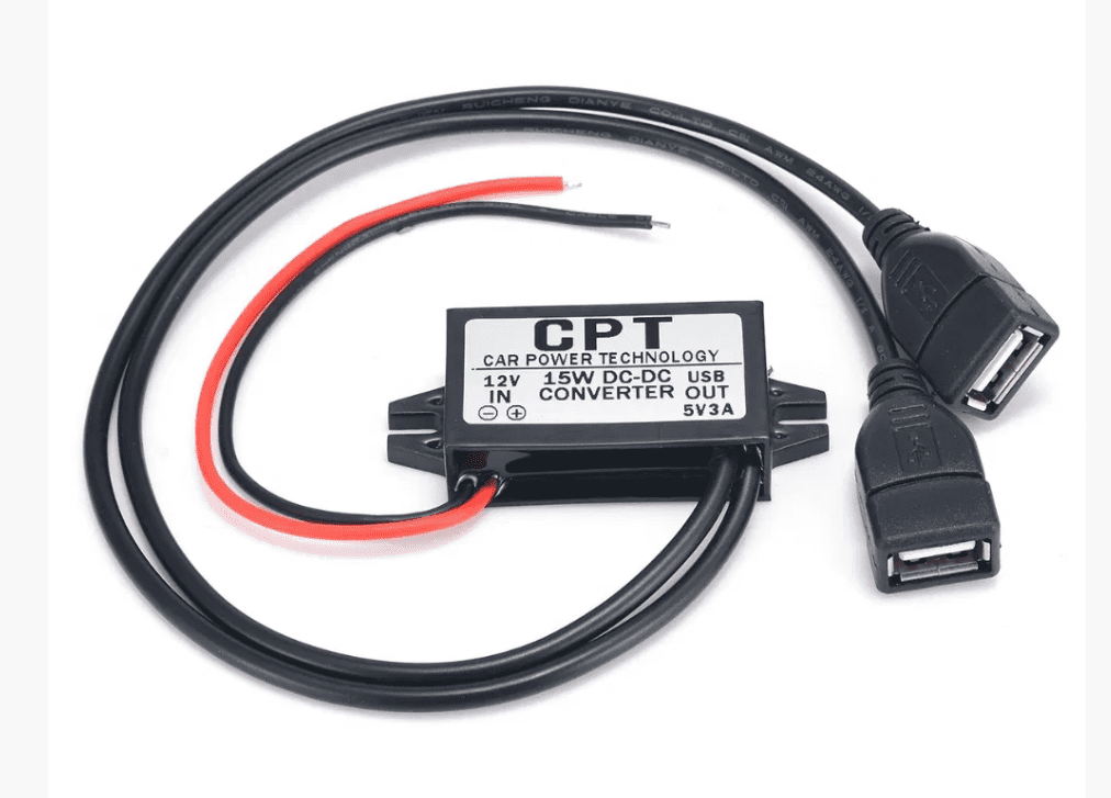 Netzteil 2 USB 5V-12V Auto Inverter 3A Spannung Reducer Konverter Ladegerät  KFZ AC2267